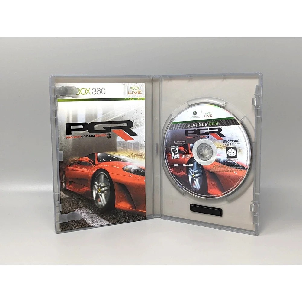 Project Gotham Racing 3 Xbox 360 Game Manual Tested